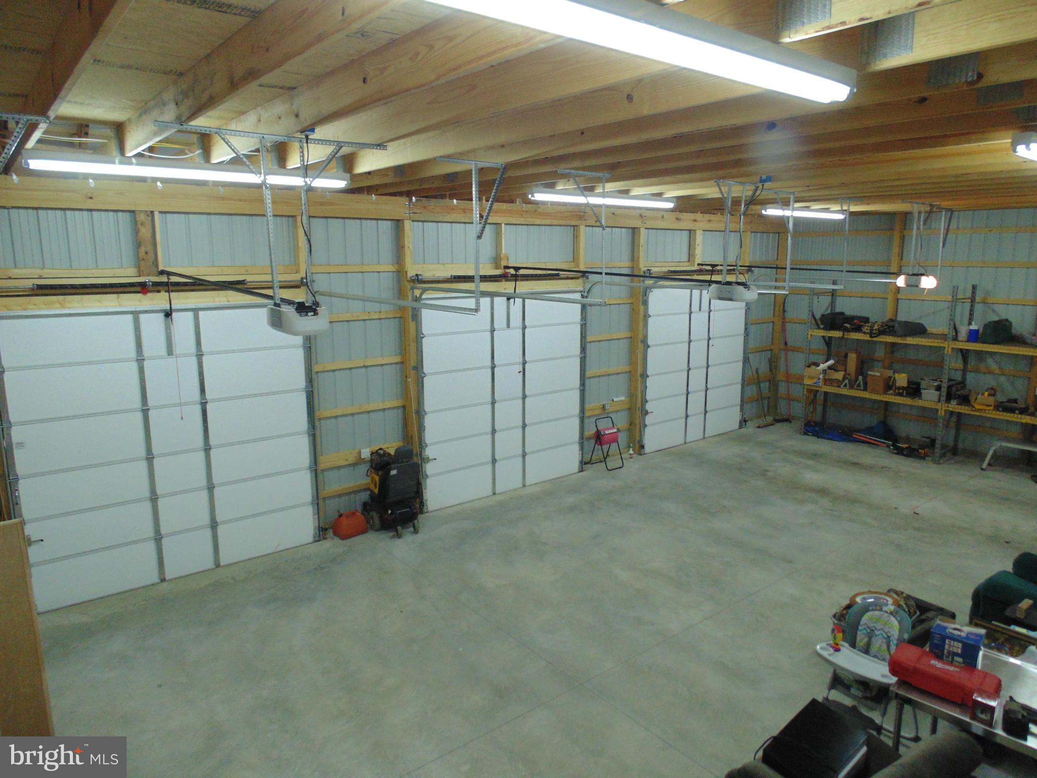 13025 Eveland Road Ridgely, MD 21660 - Photo 23 of 24 Huge 3 Bay Garage w/ High Ceiling