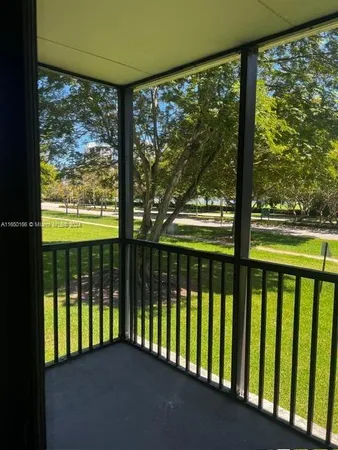a view of a porch