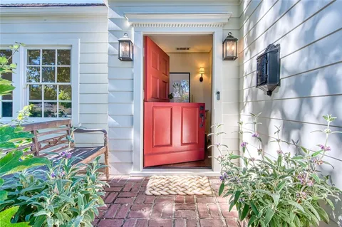 a view of a entryway door of the house