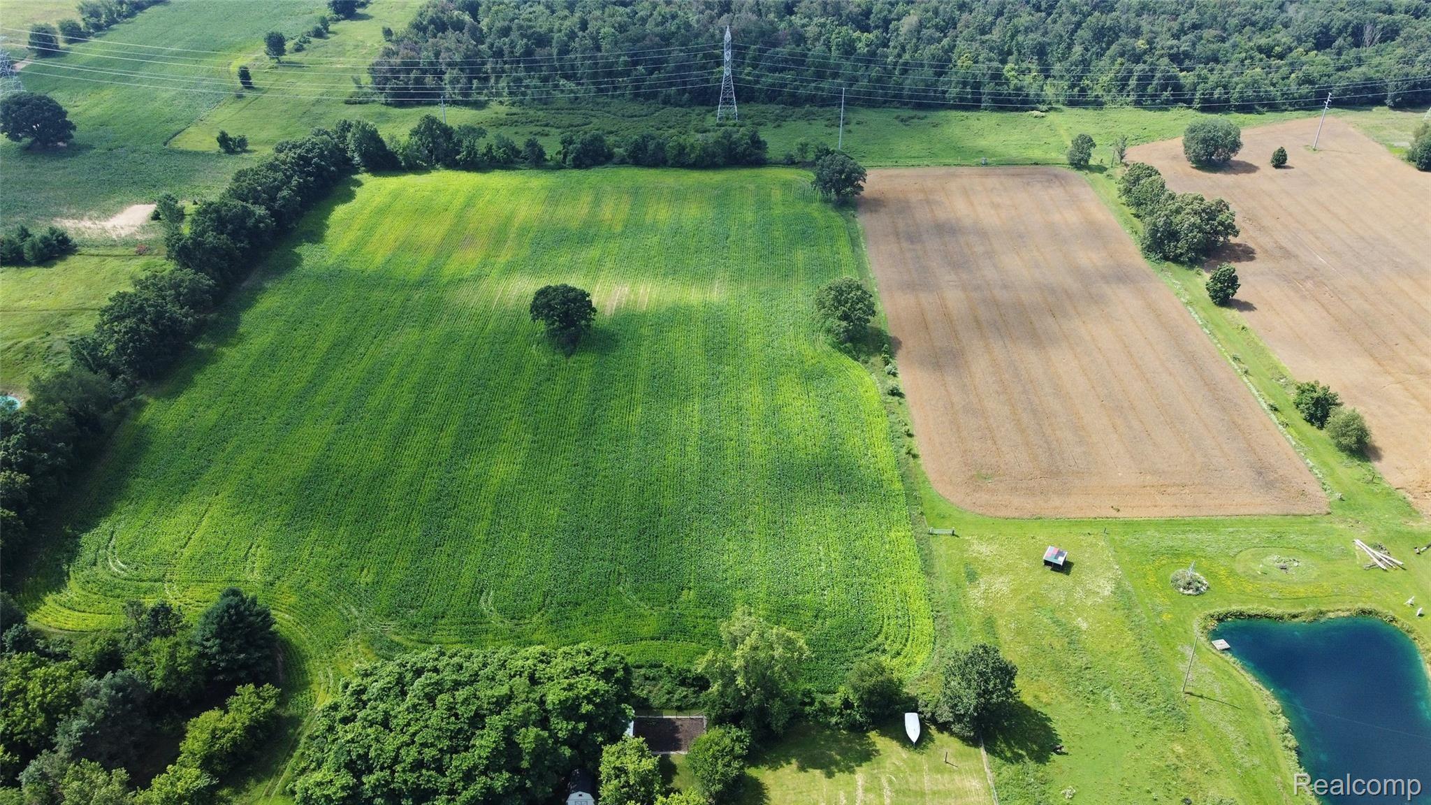 4223 Merwin Road Lapeer, MI 48446 - Photo 77 of 83 76) Aerial Field.jpg