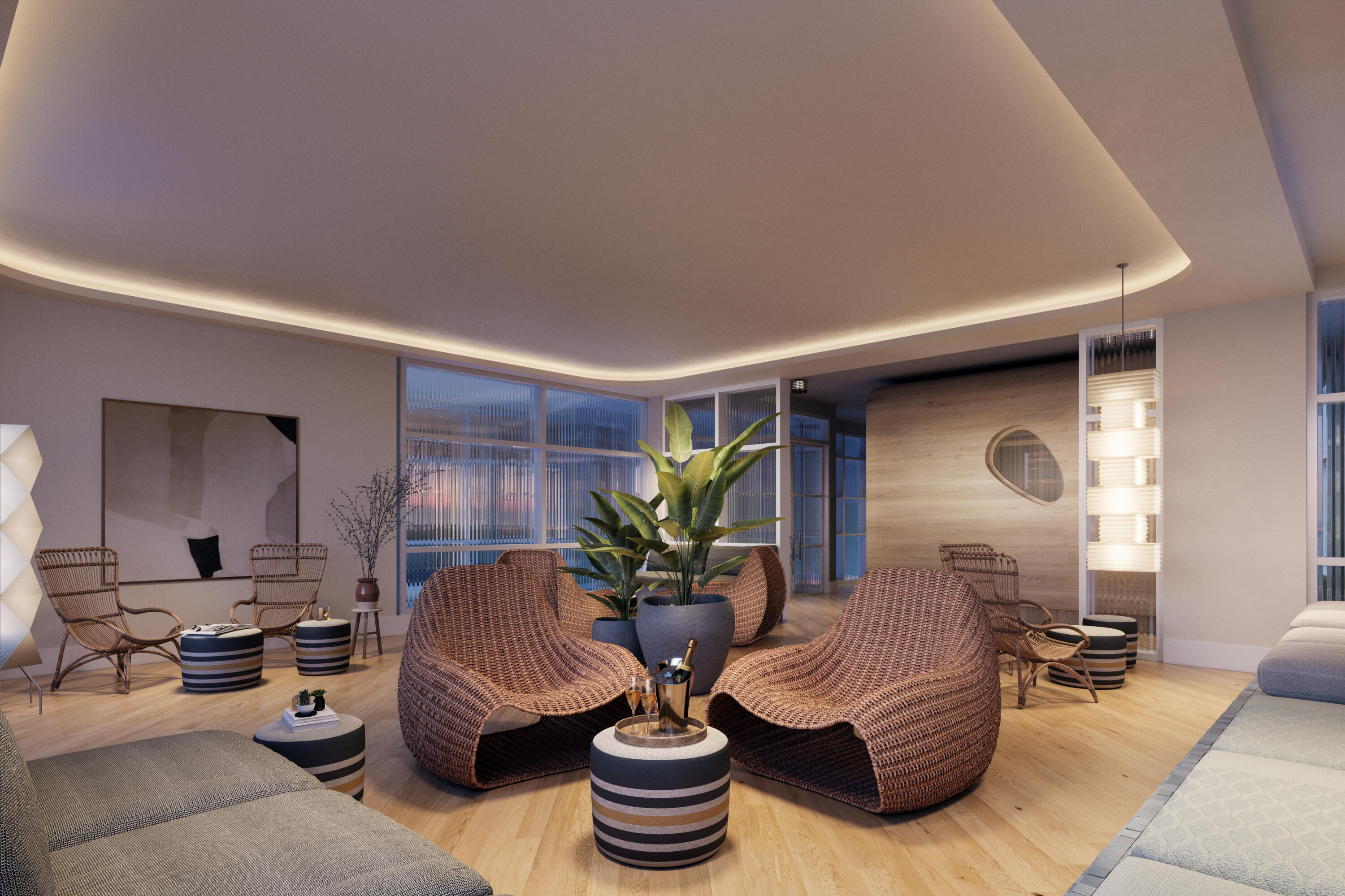 286 Northwest 29th Street, Unit 606 Miami, FL 33127 - Photo 10 of 21 a living room with furniture flowerpot and a window