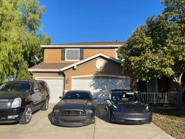 a view of a house with a patio
