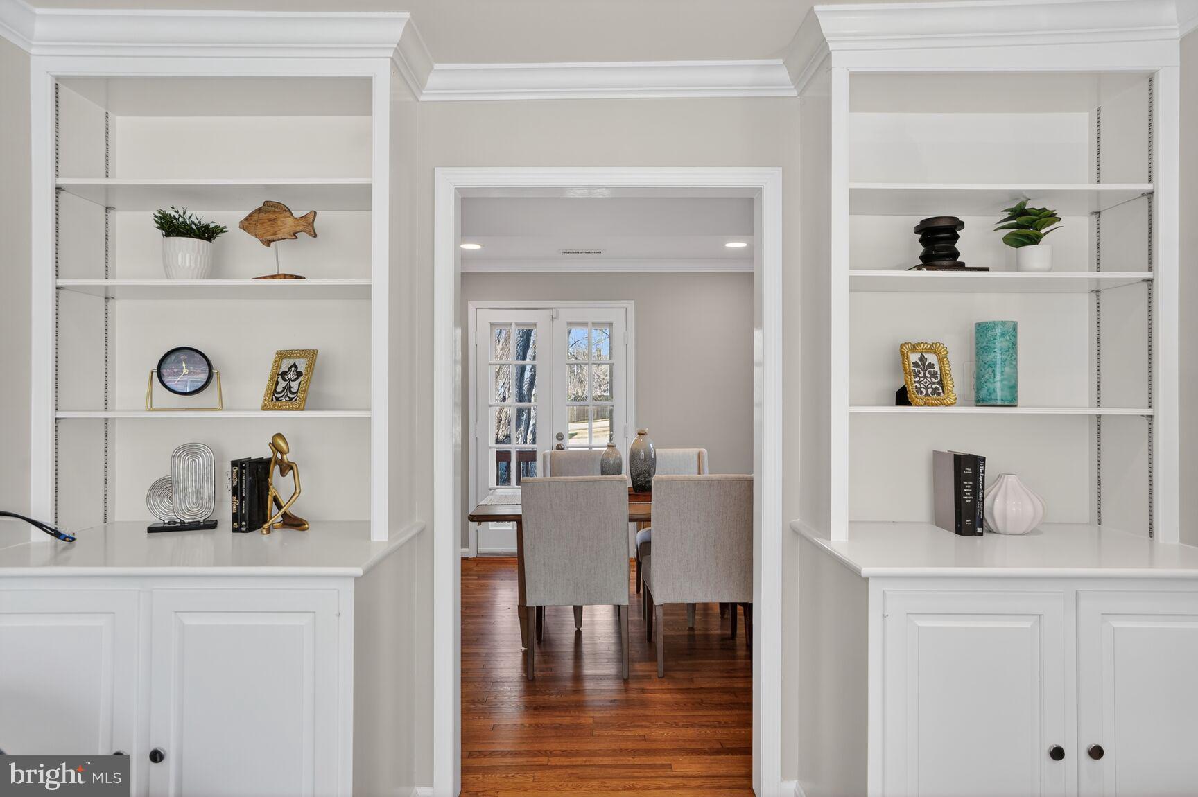6630 Hillandale Road, Unit 56 Chevy Chase, MD 20815 - Photo 13 of 40 a view of kitchen and dining room with wooden floor