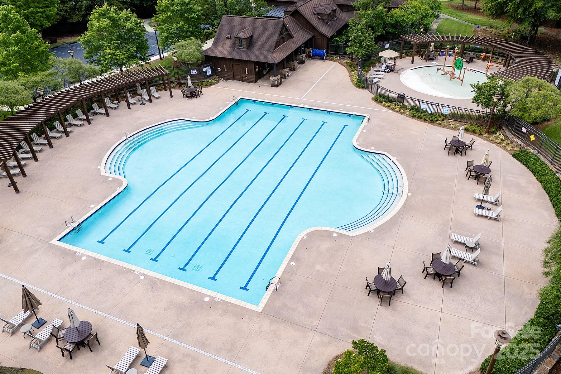 13703 Girl Scout Road, Unit 157 Charlotte, NC 28278 - Photo 17 of 23 an aerial view of a house with outdoor space