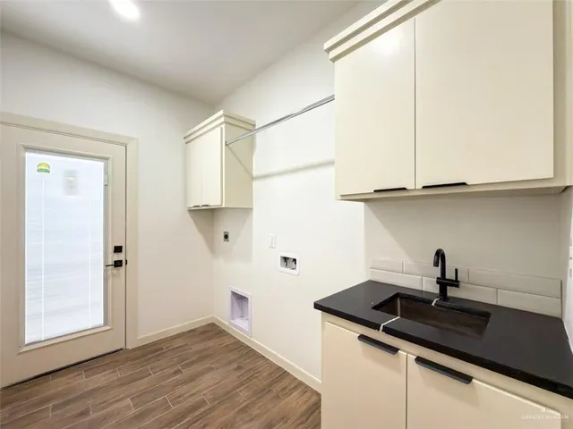 a close view of kitchen appliances