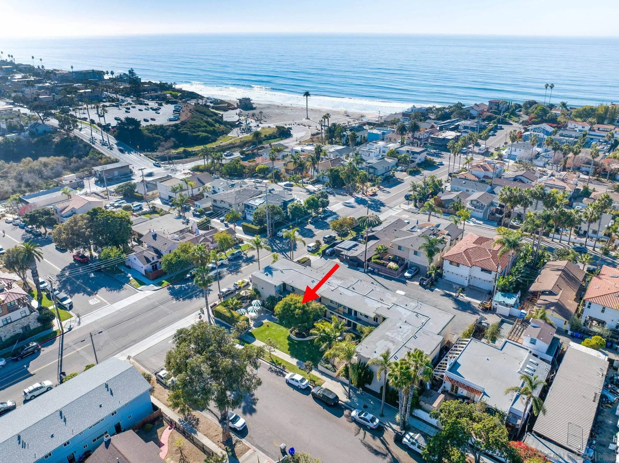 210 A Street, Unit 9 Encinitas, CA 92024 - Photo 33 of 41 an aerial view of residential building and lake view