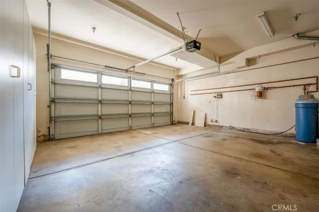 a view of a room with storage