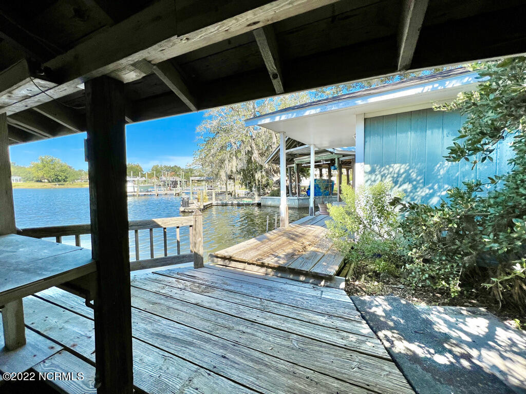 144 Cando Road Sneads Ferry, NC 28460 - Photo 31 of 43 Covered Dock to Small Shed