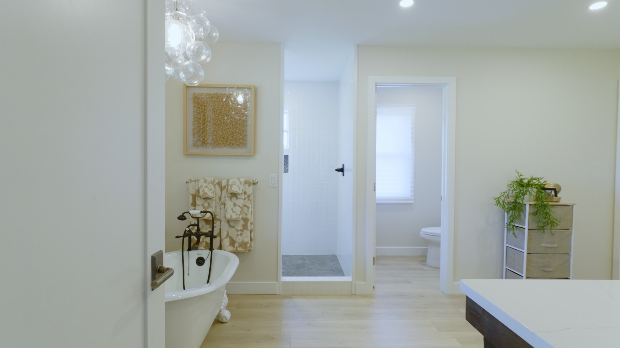 7720 Smith Road Primm Springs, TN 38476 - Photo 22 of 58 a spacious bathroom with a toilet a sink and shower