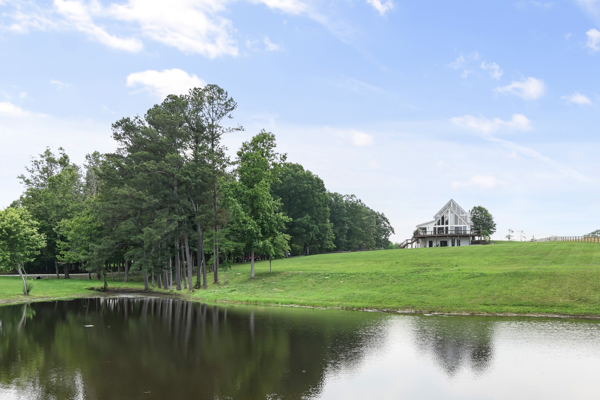 7720 Smith Road Primm Springs, TN 38476 - Photo 54 of 58 a view of a lake with a yard
