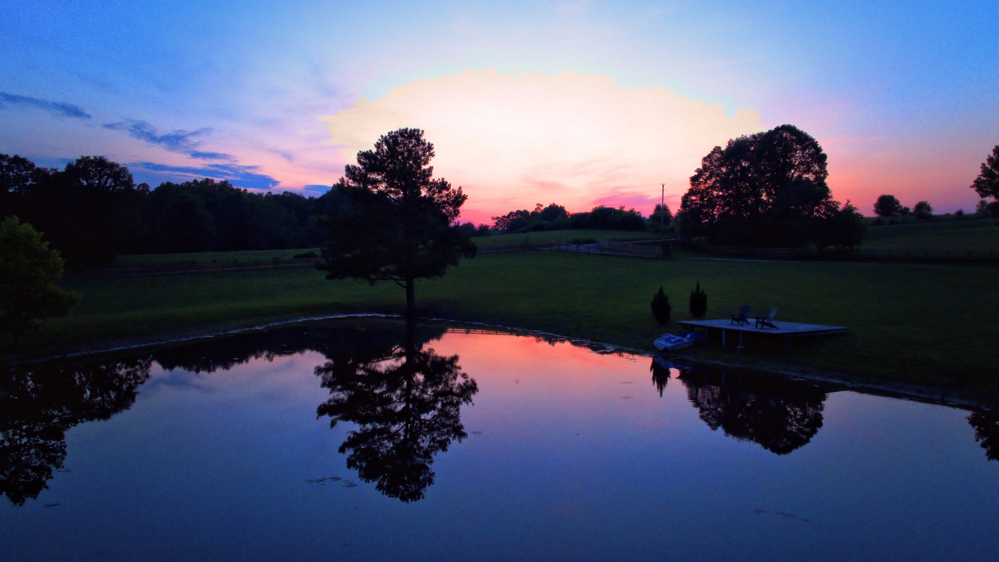 7720 Smith Road Primm Springs, TN 38476 - Photo 56 of 58 a lake view with a garden