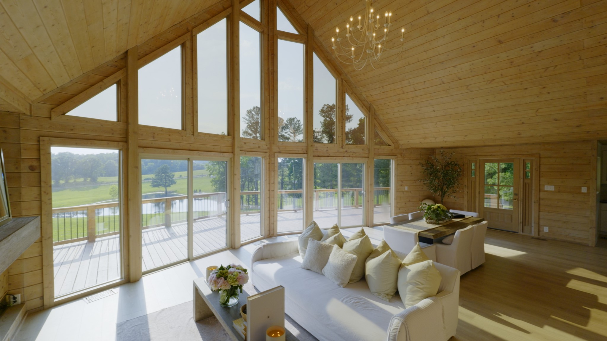 7720 Smith Road Primm Springs, TN 38476 - Photo 7 of 58 a living room with furniture and large windows