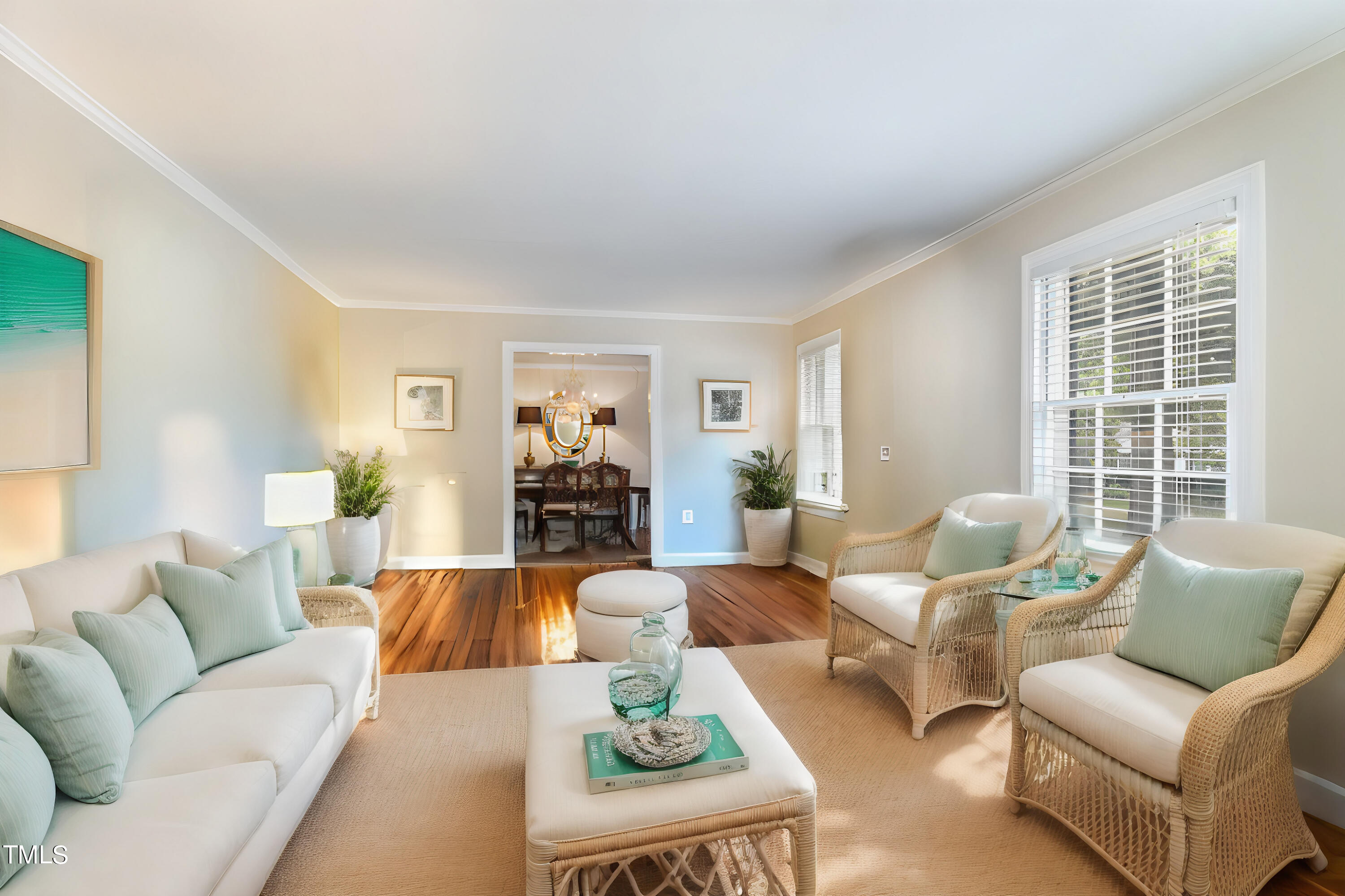 2901 Augusta Court Raleigh, NC 27607 - Photo 5 of 28 a living room with furniture and a large window