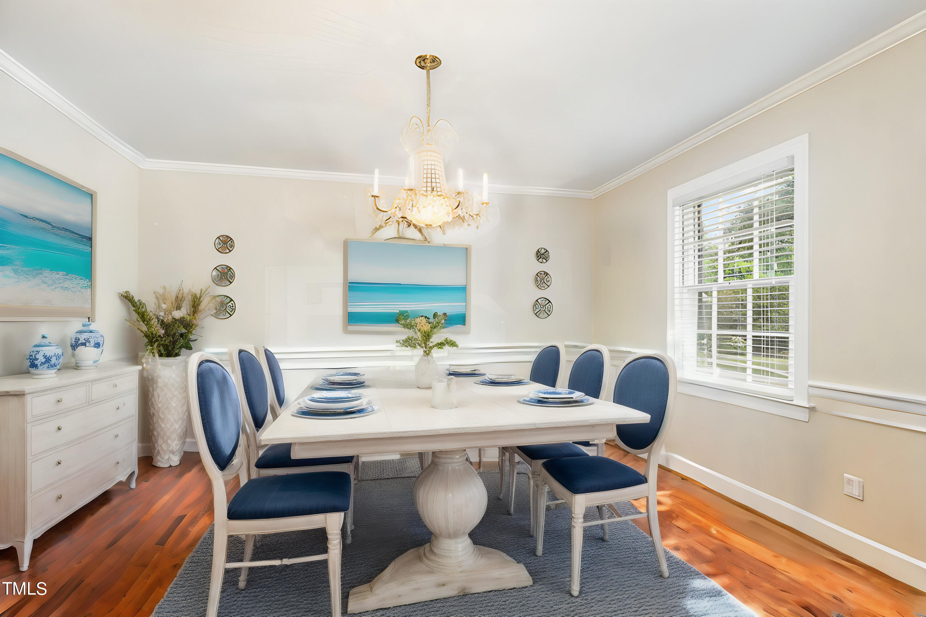 2901 Augusta Court Raleigh, NC 27607 - Photo 8 of 28 a view of a dining room with furniture window and outside view