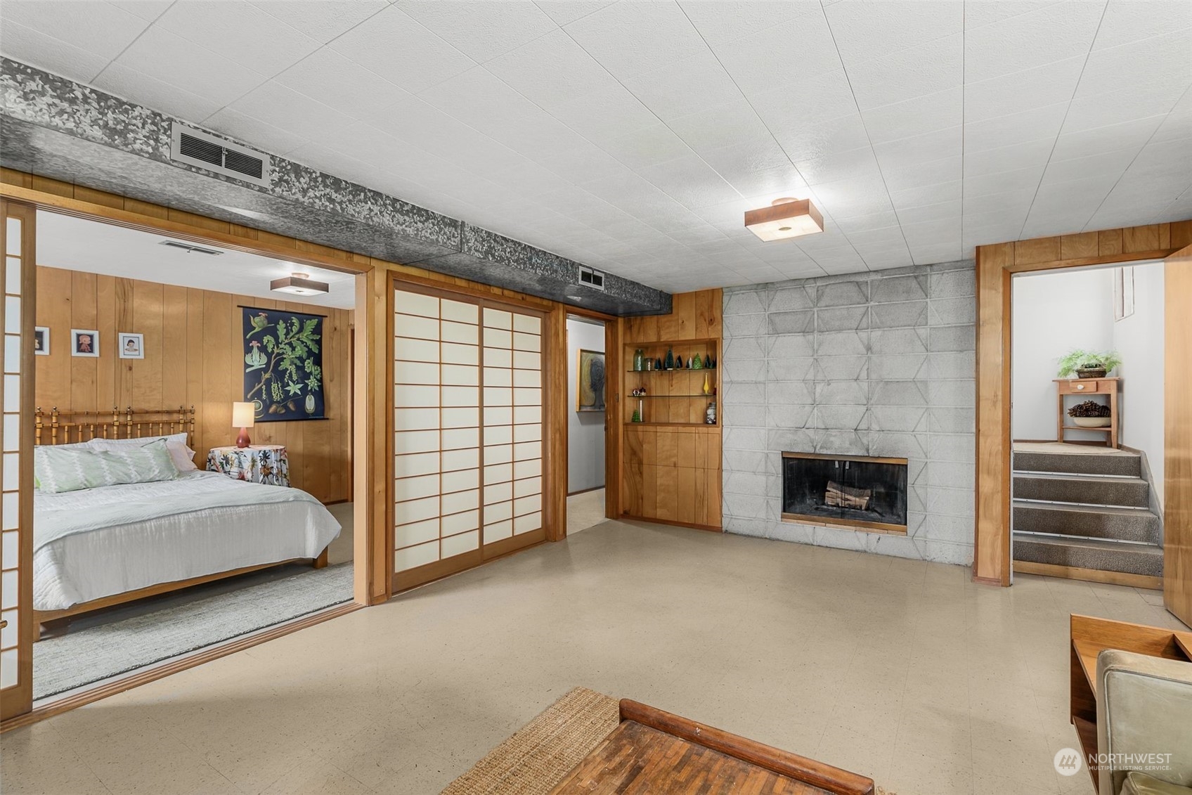 2520 South Raymond Street Seattle, WA 98108 - Photo 23 of 39 a view of livingroom with furniture cabinet and fireplace