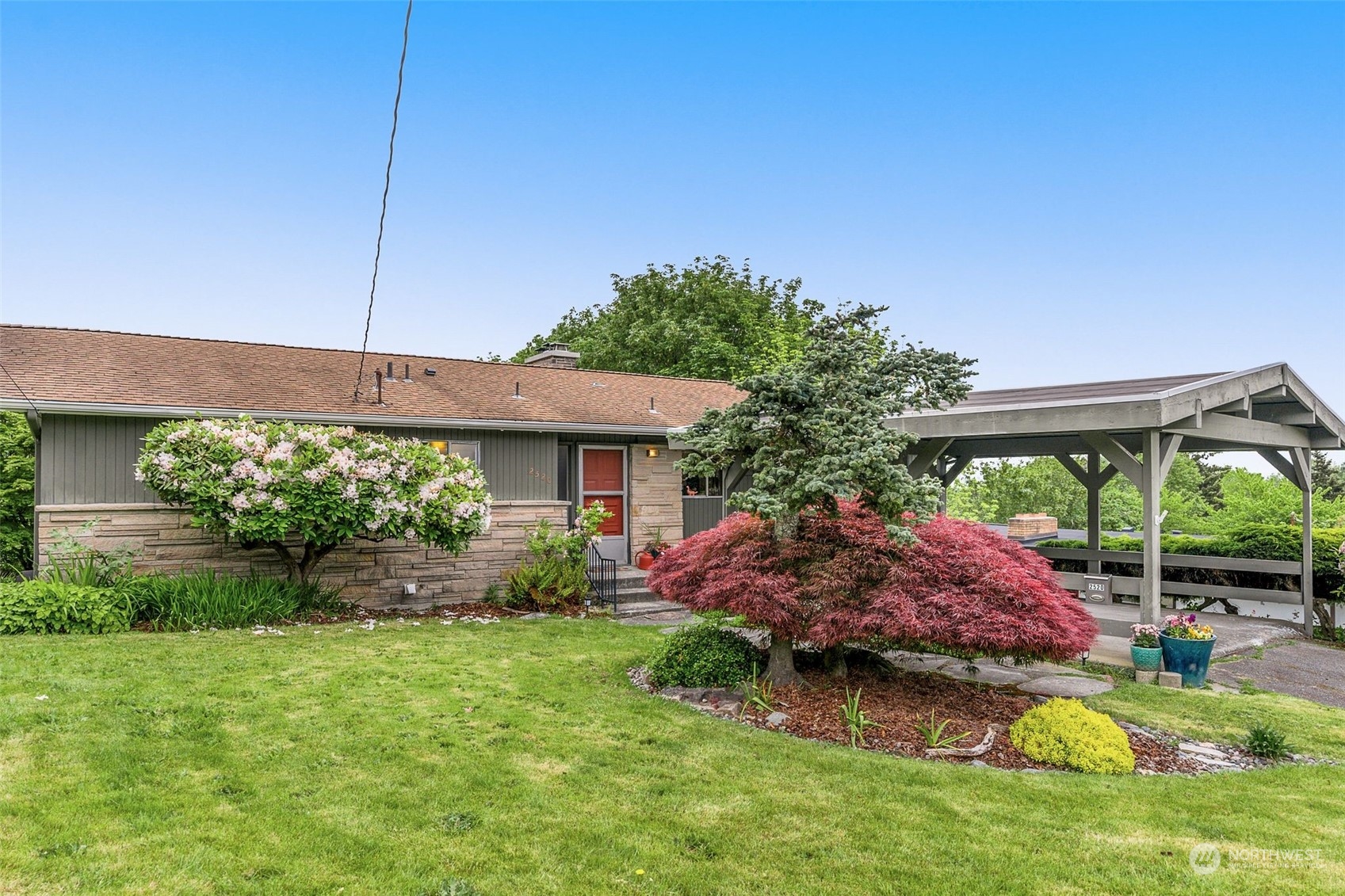2520 South Raymond Street Seattle, WA 98108 - Photo 3 of 39 a view of backyard with plants and outdoor seating