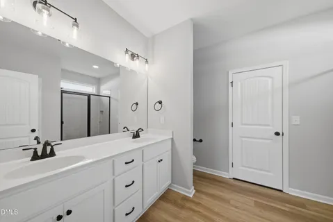 a view of bathroom with shower