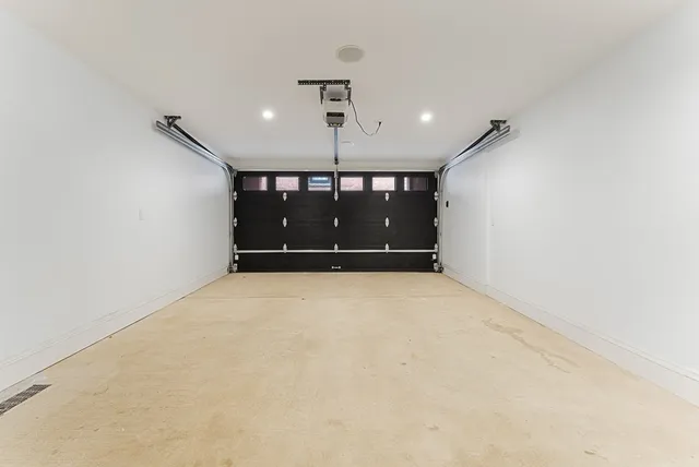 a view of a car garage