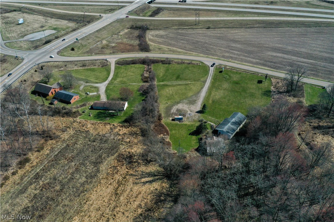 10345 Marne Road Frazeysburg, OH 43822 - Photo 2 of 50 Drone / aerial view featuring a rural view