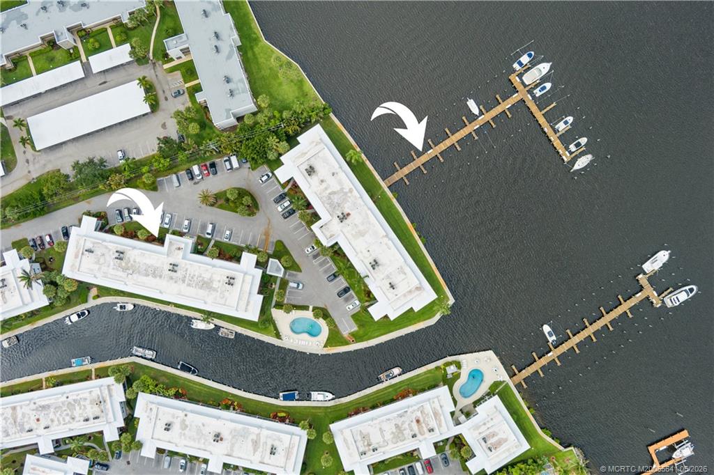 1866 Southwest Palm City Road, Unit 204 Stuart, FL 34994 - Photo 37 of 38 an aerial view of a house