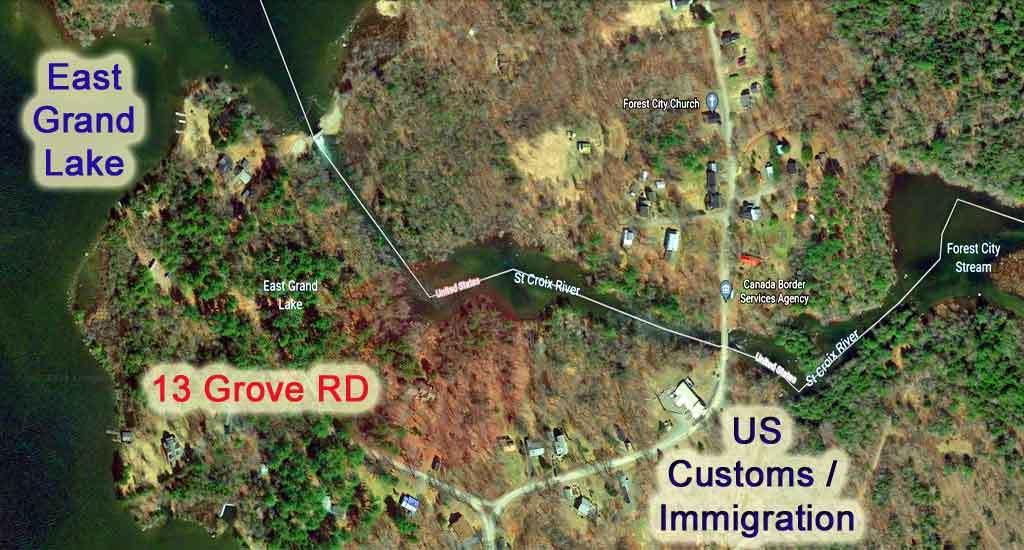 13 Grove Road Brookton, ME 04413 - Photo 6 of 122 aerial-east-grand-forest-ci