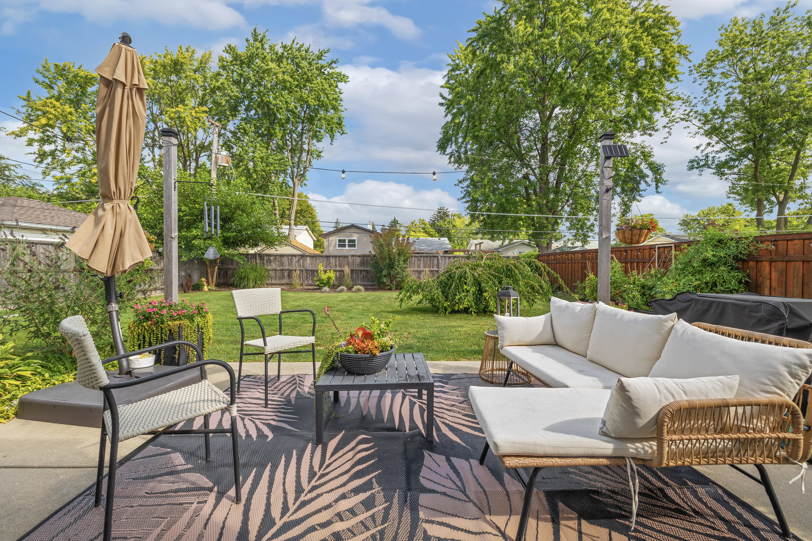 732 Sandy Lane Des Plaines, IL 60016 - Photo 15 of 17 a view of yard with patio and outdoor seating