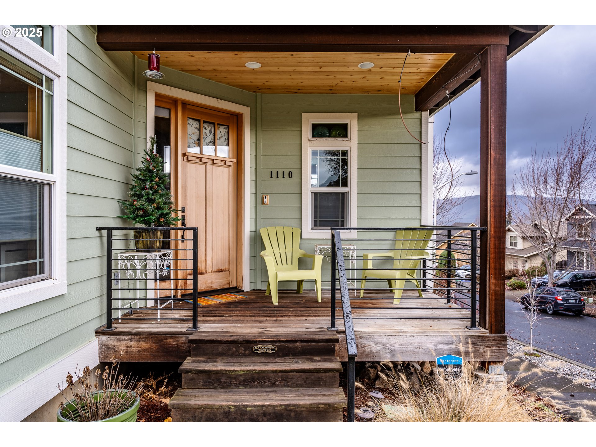 1110 Redtail Loop Hood River, OR 97031 - Photo 37 of 37 a front view of a house with a bench