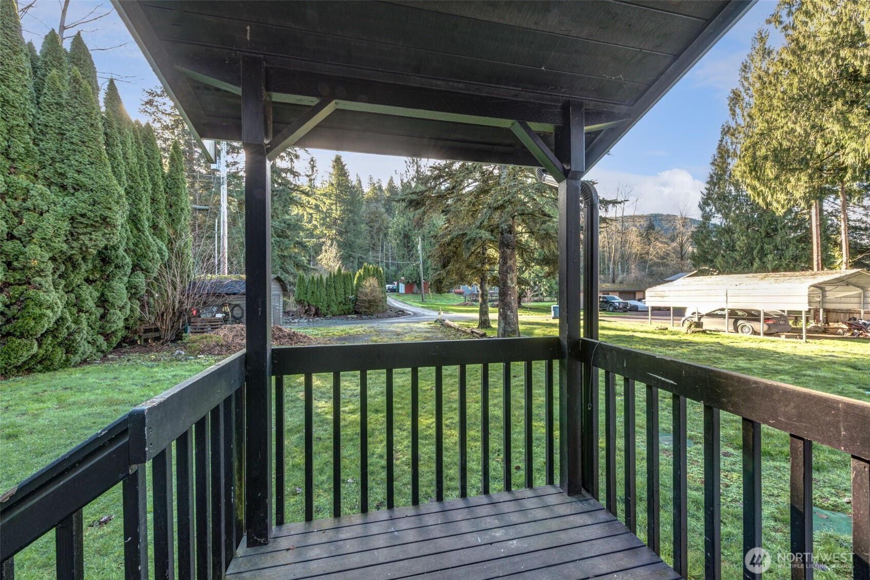 26015 166th Street Southeast, Unit B Monroe, WA 98272 - Photo 3 of 28 a view of a wooden deck