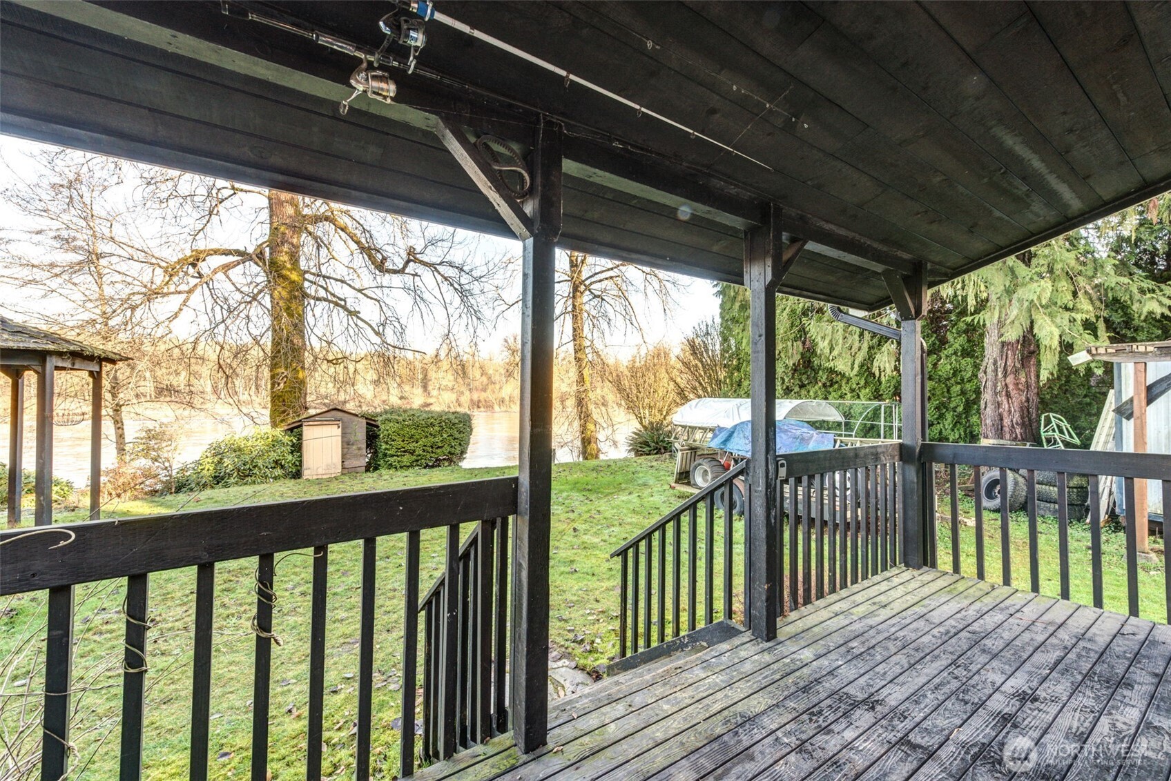 26015 166th Street Southeast, Unit B Monroe, WA 98272 - Photo 4 of 28 a view of a balcony with wooden floor