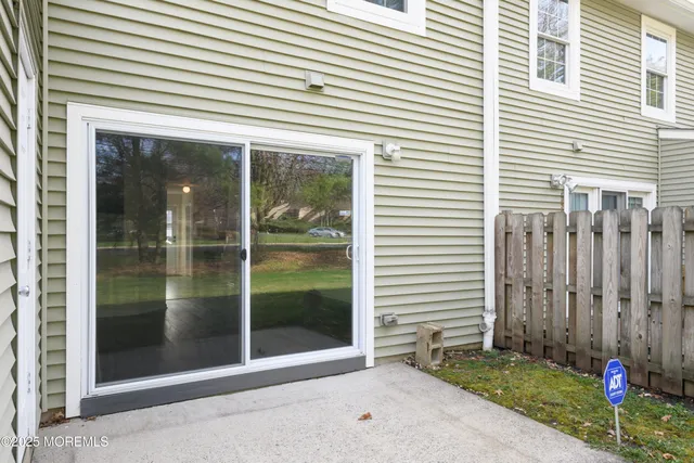 a view of a entryway front of a house
