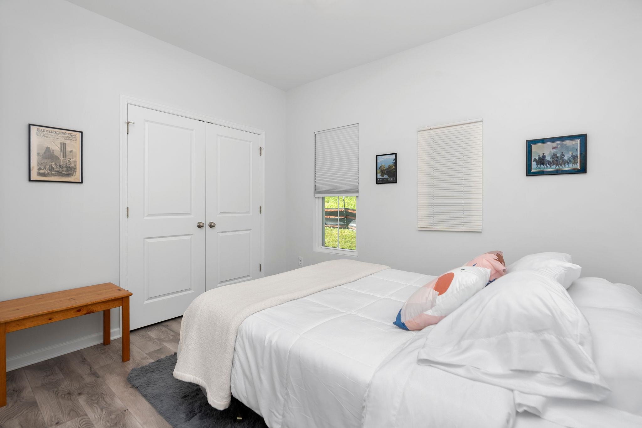 138 Garber Street Staunton, VA 24401 - Photo 24 of 47 a bedroom with a bed and a desk