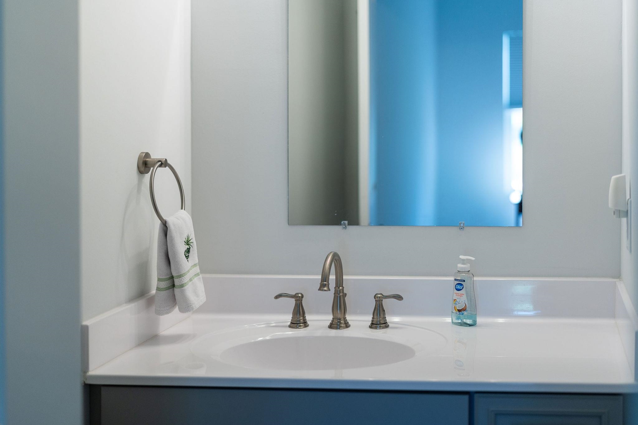 138 Garber Street Staunton, VA 24401 - Photo 31 of 47 a bathroom with a sink and a mirror