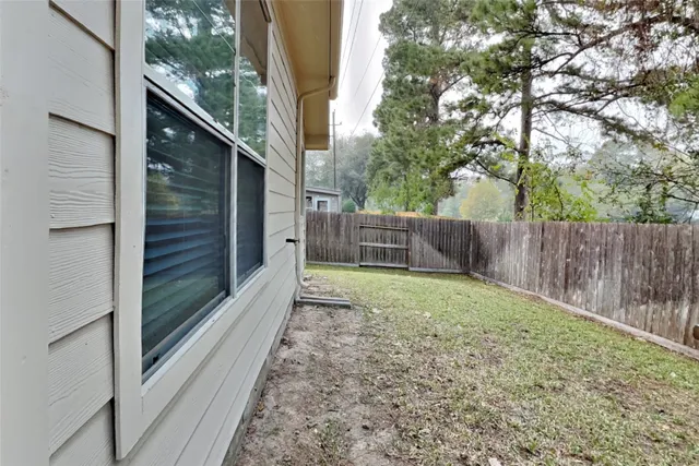 a view of outdoor space and yard