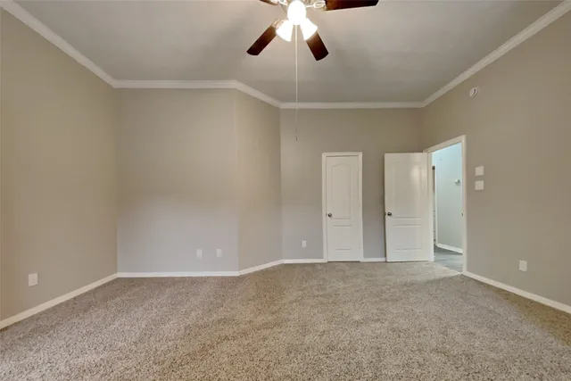 a view of an empty room