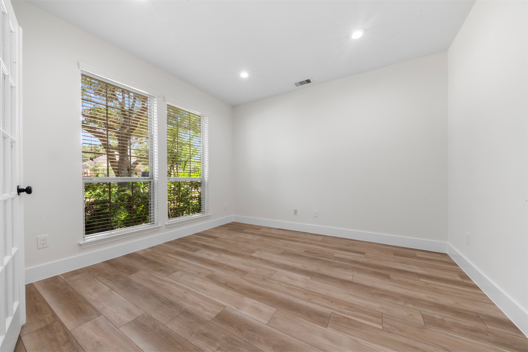 26422 Red Cliff Ridge Katy, TX 77494 - Photo 4 of 40 As you enter the Grand foyer, to your left, French doors open to your home office/study. Natural light is filtered by the mature tree out front. Recessed lighting for night time & cloudy days.