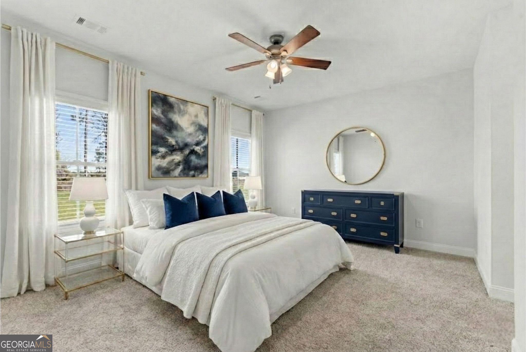 209 Hopecrest Road Statesboro, GA 30458 - Photo 12 of 27 a bedroom with a bed window and dresser