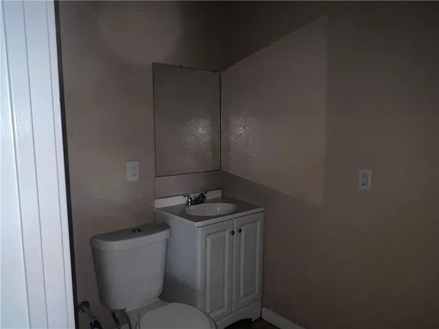 a close view of a stove top oven sitting inside of a kitchen