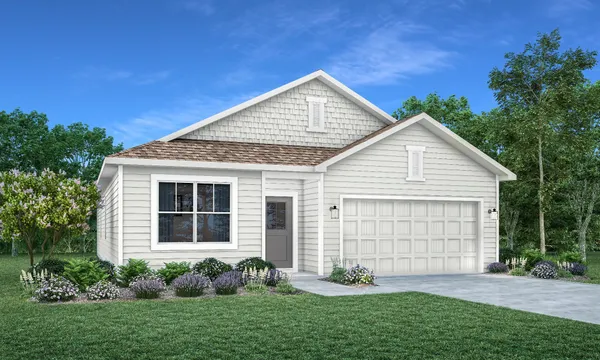 a view of a house with garden