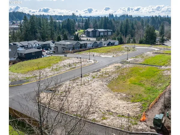 a view of a swimming pool with a patio and a garden
