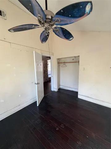 wooden floor in an empty room