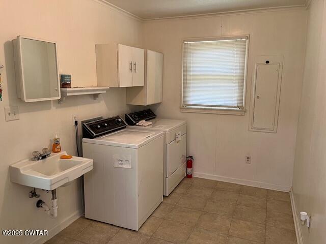 2000 Culpepper Street Milan, TN 38358 - Photo 7 of 13 a utility room with cabinets washer and dryer