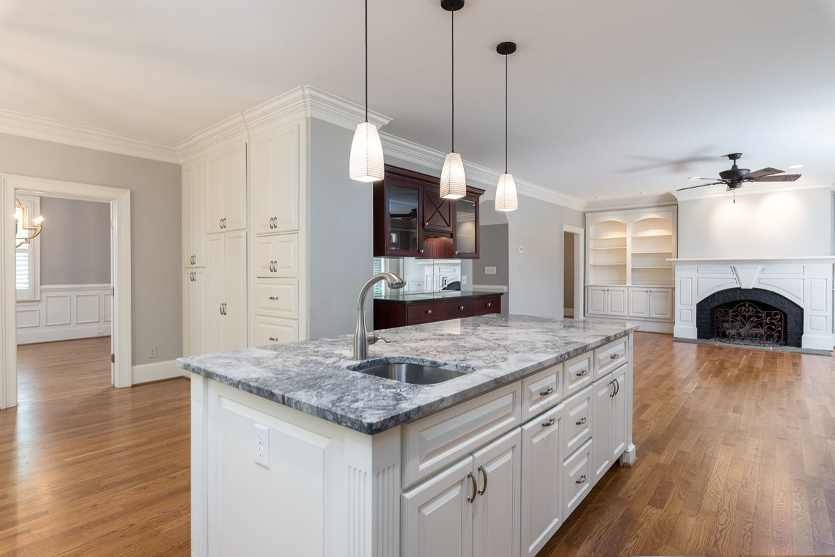 604 Chalfant Court Raleigh, NC 27607 - Photo 6 of 25 Kitchen Open to Family Room