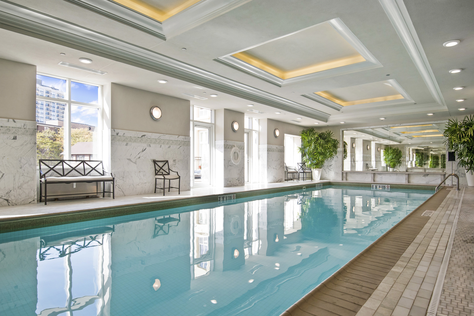 453 West Deming Place Chicago, IL 60614 - Photo 44 of 50 a view of a swimming pool and outdoor seating