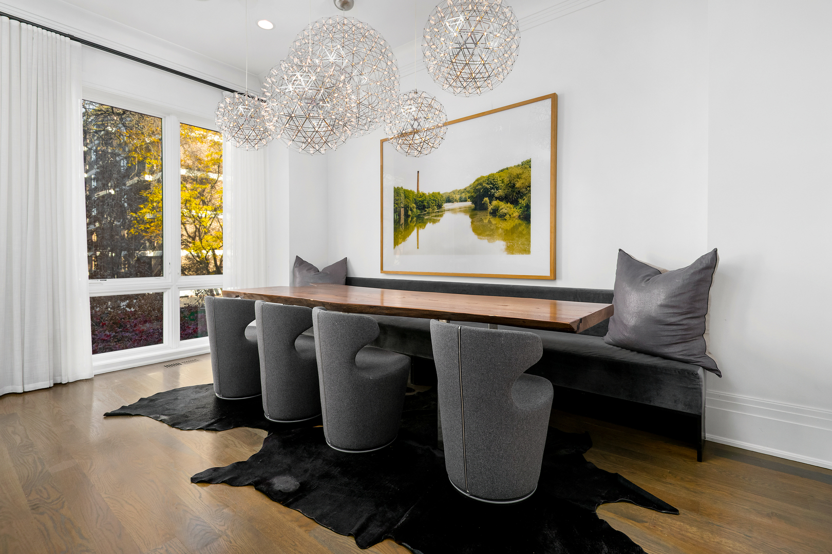 453 West Deming Place Chicago, IL 60614 - Photo 5 of 50 a dining room with furniture and window