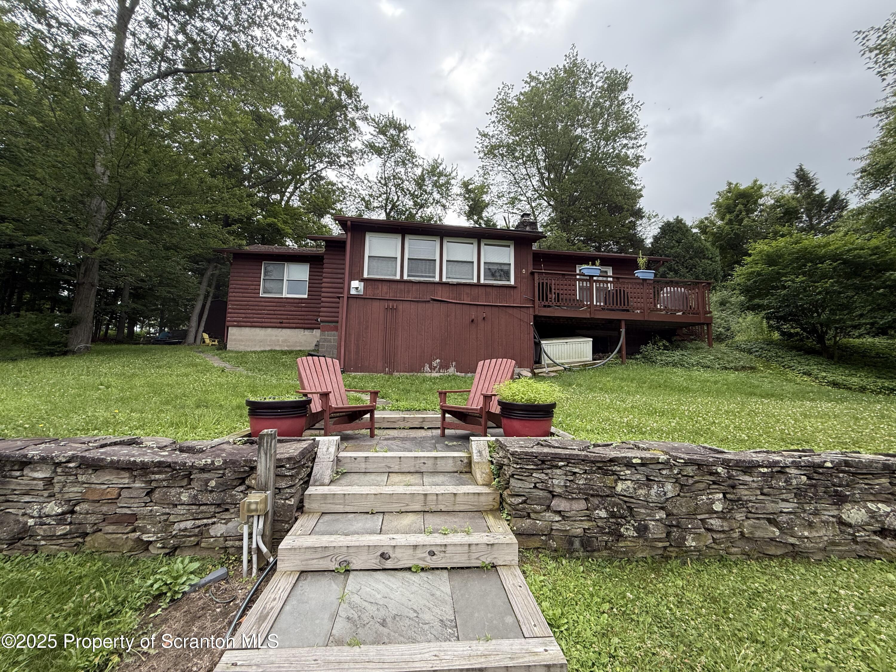 186 Point Road Factoryville, PA 18419 - Photo 13 of 21 Back of house