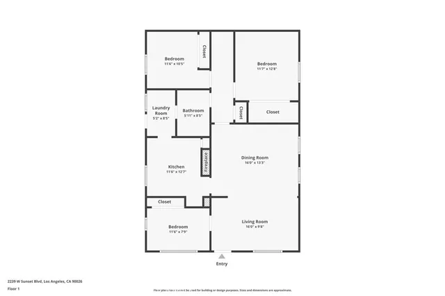 $945,000 | 2239 Sunset Boulevard, Los Angeles, CA 90026