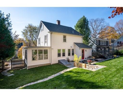 45 Avon Road Wellesley, MA 02482 - Photo 30 of 31 a view of a house with backyard porch and sitting area