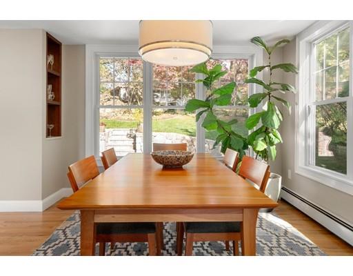 45 Avon Road Wellesley, MA 02482 - Photo 8 of 31 a view of a dining room with furniture and a window