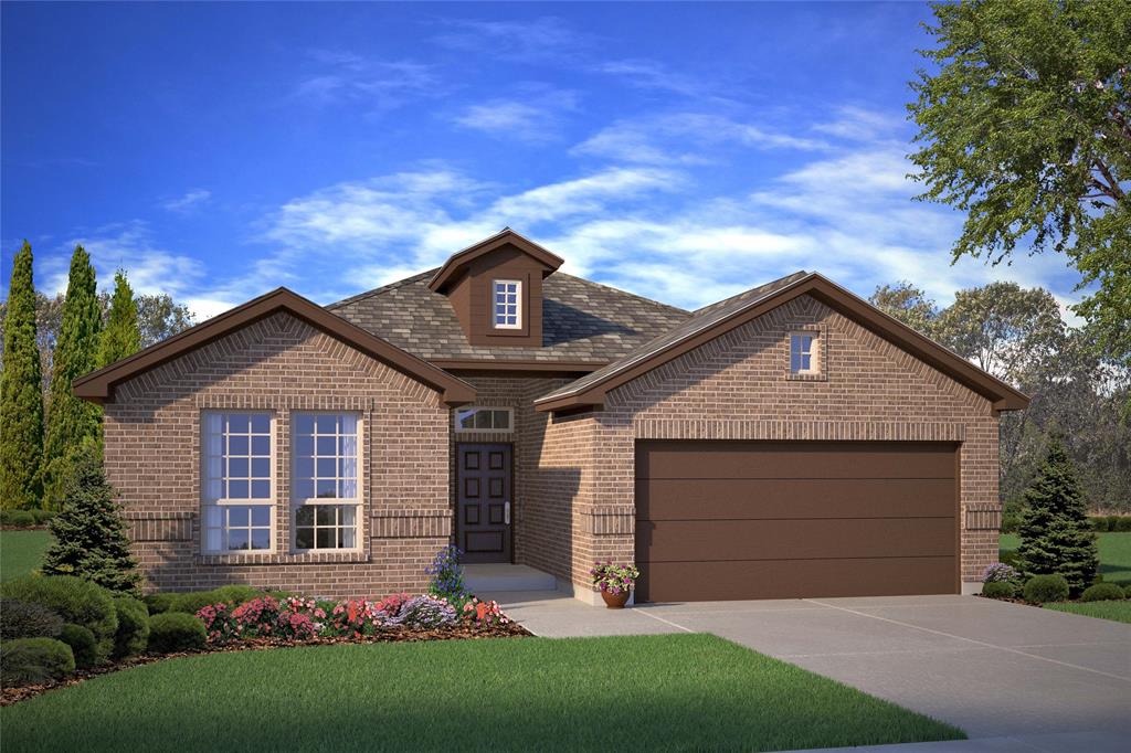 15709 Euston Terrace Fort Worth, TX 76247 - Photo 1 of 1 a front view of a house with a garden and yard