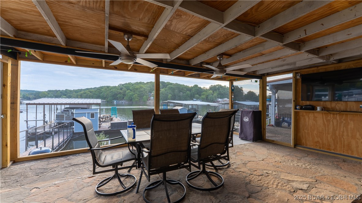 122 Excelsior Lane Gravois Mills, MO 65037 - Photo 47 of 59 Screened in porch overlooks the water